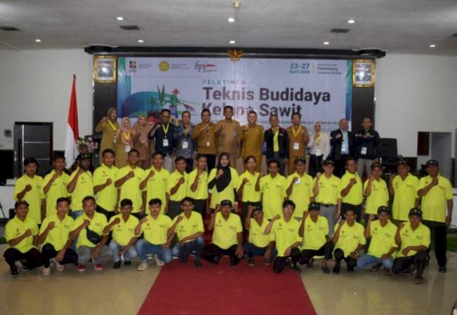 Pelatihan SDM BPDPKS-Ditjenbun-BPI, Pekebun Sawit Sumsel Ditantang Jadi Juara Produktivitas