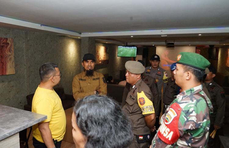 Razia Saat Perhelatan MTQ ke 49, Trantibum Mandau Temukan Hiburan Malam Tak Indahkan SE