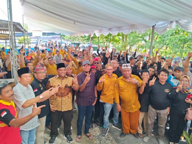 Paslon 'SAH' Inhu Sowan ke Organisasi Persaudaraan Masyarakat Lampung