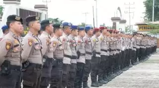 Kawal Rapat Pleno Terbuka KPU Kepulauan Meranti, Kata Kapolres Total 200 Personel Dikerahkan