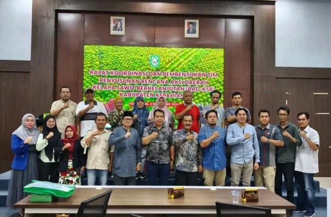 Rakor, Kepahiang Bentuk Tim Penyusun Rencana Aksi Sawit Berkelanjutan