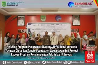 Kolaborasi Program Penurunan Stunting Finishing di Rokan Hulu