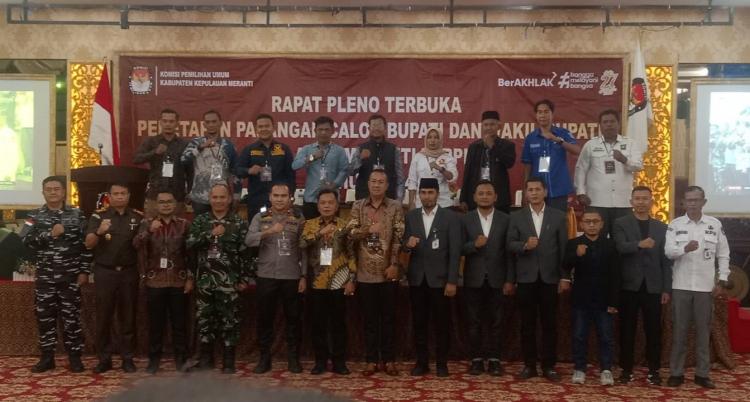 KPU Kepulauan Meranti: Asmar-Muzamil Sah Ditetapkan Bupati dan Wabup Terpilih