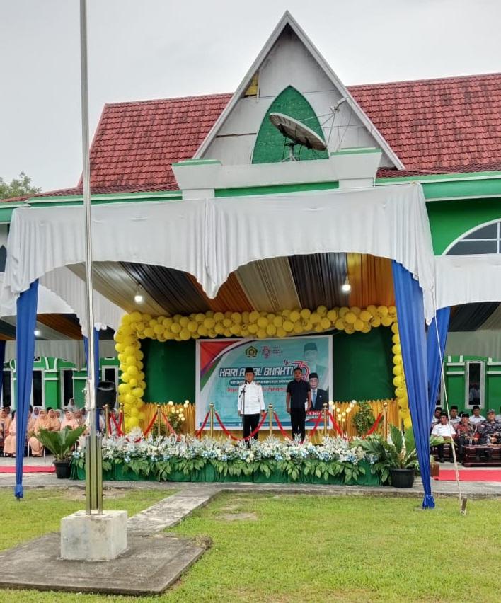 Pimpinan Upacara HAB ke 79, H Asmar: HAB Merefleksikan Sikap Rendah Hati