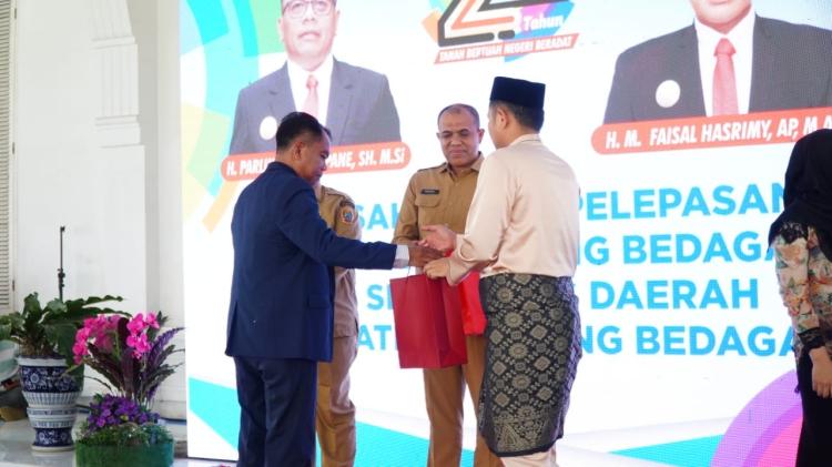 Hadiri HUT Sergai ke-21, Pj Bupati Langkat : Semangat Kolaborasi untuk Kemajuan Bersama