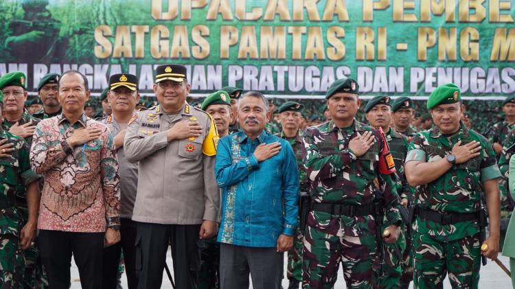 Percepatan Pembangunan Desa Dimulai, PJ Bupati Langkat Buka TMMD ke-123