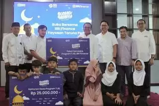 Semarakkan Berbagi Bahagia Bersama BRI Group,  BRI Finance Gelar Aksos di Ramadan 1446 H