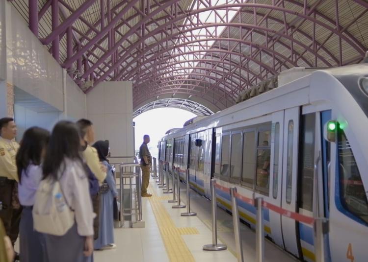 Masa Angkutan Lebaran 2025, Lebih dari 343 Ribu Penumpang Gunakan LRT Sumsel