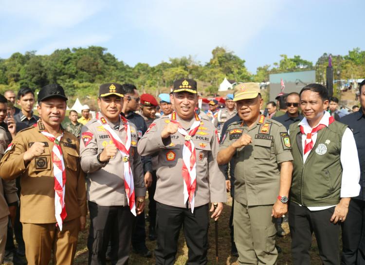 Ikuti Pembukaan Jambore Karhutla 2025, Ini Harapan Bupati Kepulauan Meranti