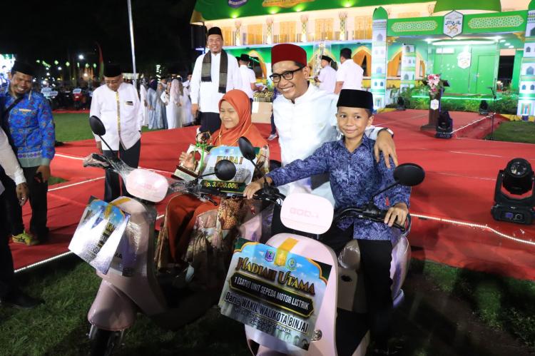 Wakil Wali Kota Resmi Tutup MTQ Ke-56 Kota Binjai