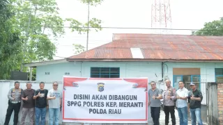 Saat AKBP Aldi Alfa Faroqi dan Rombongan Lihat Lokasi Pembangunan Dapur SPPG
