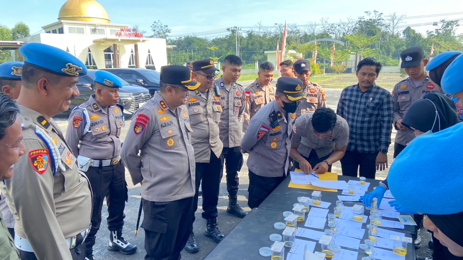 Subbid Provos Bid Propam Polda Riau Gelar Gaktibin Personel Polres Kepulauan Meranti