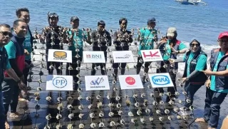 PTPP Tanam Ribuan Bibit Terumbu Karang di Banyuwangi, Wujud Nyata Lestarikan Ekosistem Laut