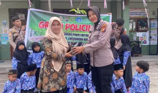Green Policing, Polres Meranti Ajak Siswa Jaga Lingkungan