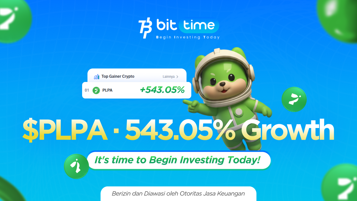 Kini Hadir di Indodax dan Bittime, $PLPA Catatkan Pertumbuhan hingga 543.05 Persen