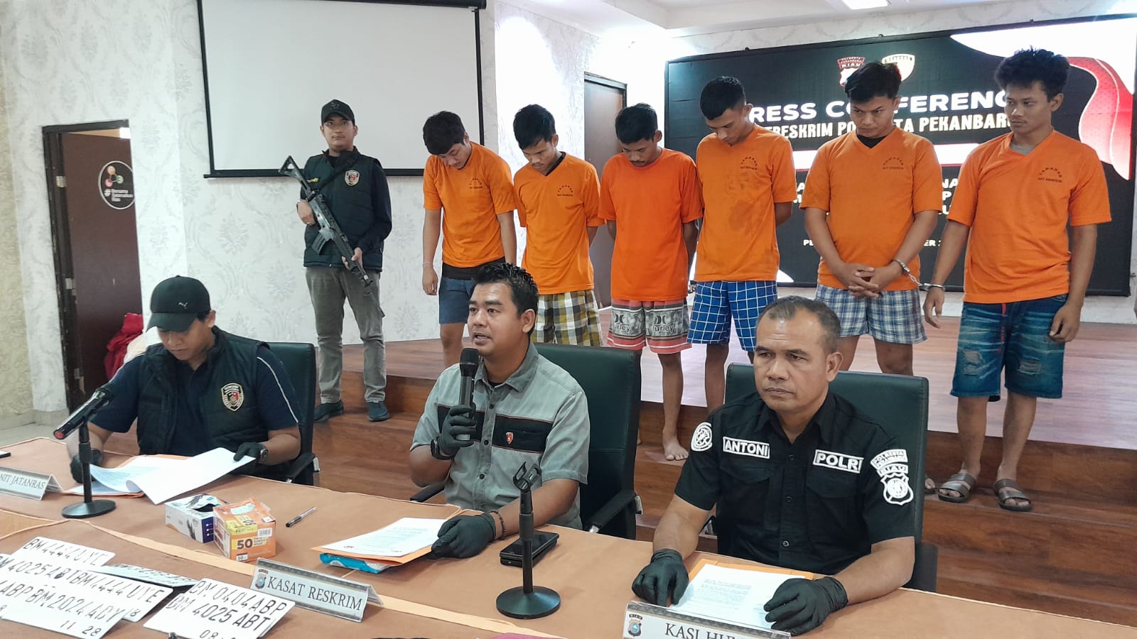 Bongkar Sindikat Curanmor 28 TKP di Pekanbaru, Polisi Ringkus 4 Pelaku dan 2 Penadah