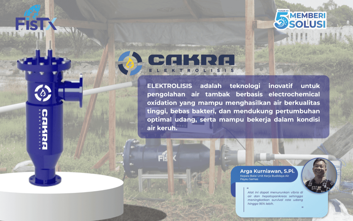 Kisah Cakra Elektrolisis, Inovasi Anak Bangsa Ubah Cara Mensterilisasi Air Tambak