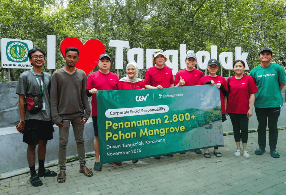 Perkuat Ketahanan Pesisir, CGV Cinemas Indonesia Tanam Lebih dari 2.800 Mangrove di Karawang