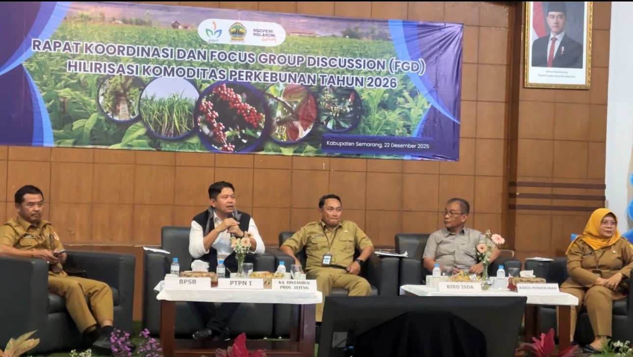 Bagian dari PSN, Holding PTPN Perkuat Hilirisasi Perkebunan di Jateng