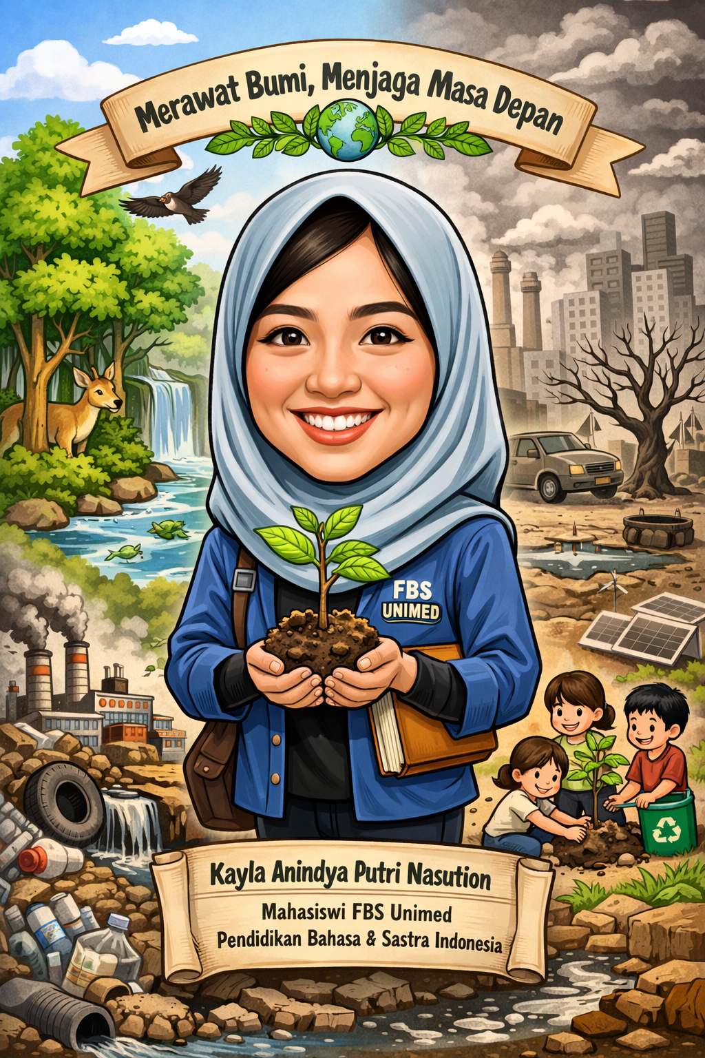 Pesan Cinta Terhadap Alam Melalui Puisi “Merawat Bumi, Menjaga Masa Depan”