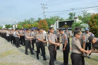 Kapolres Kepulauan Meranti Tingkatkan Kebersamaan Lewat Halal Bi Halal Idul Fitri 1447 H