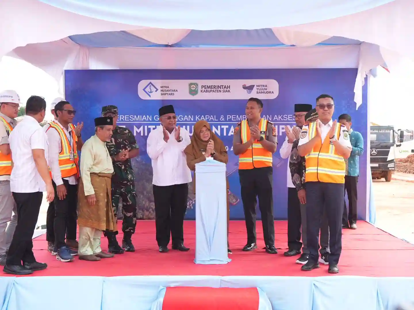 PT MNS Bangun Galangan Kapal Rp300 Miliar di KITB Siak, Terbesar se-Sumatera!