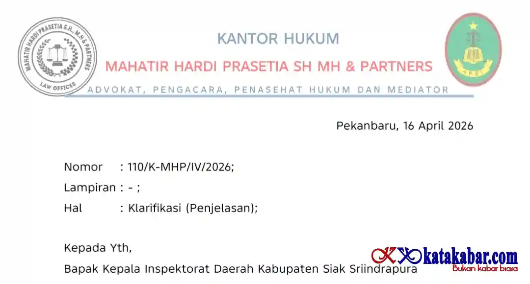 Audit Inspektorat Lambat, Pedagang Pasar Belantik Siak Layangkan Surat