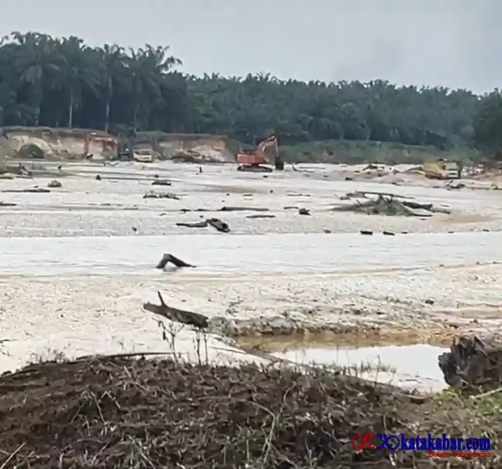 Warga Desak Polda Turun Tangan, Oknum Ormas Galian C di Batang Kumu Beroperasi Terang-terangan