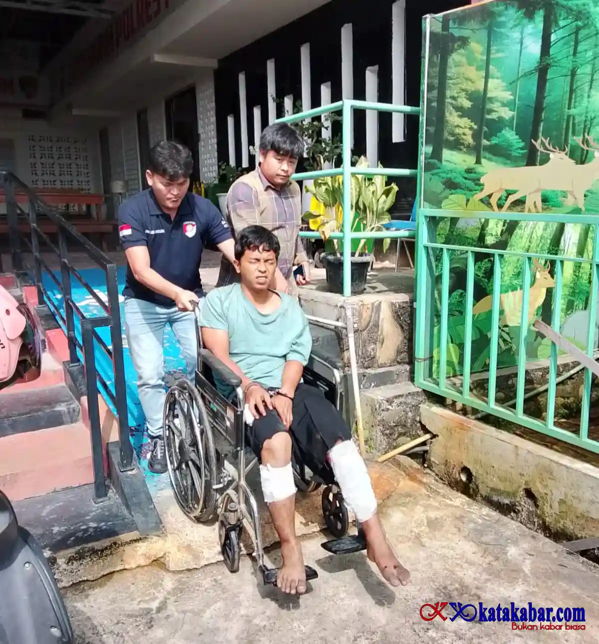 Melawan Petugas Polisi, Pelaku Curas di Pelalawan Kena Dor