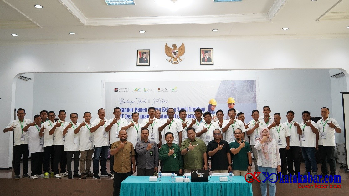 Perkuat Kompetensi SDM, PTPN IV Regional VII Taja Pelatihan dan Sertifikasi Mandor Panen