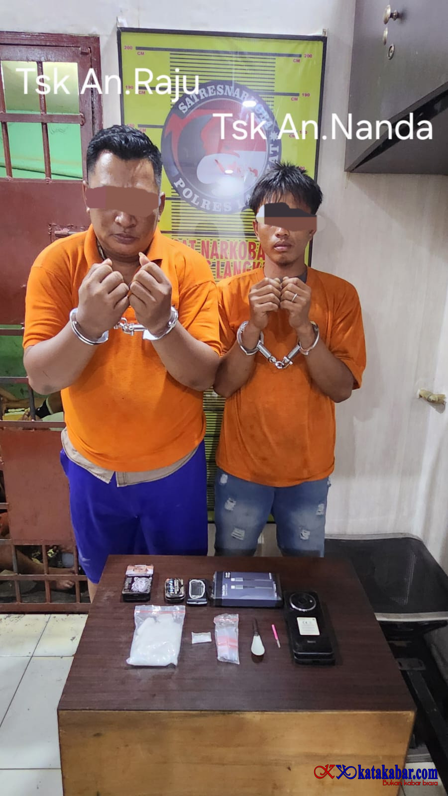 Diduga Simpan 84 Gram Sabu, Dua Warga Pulau Kampai Ditangkap Polisi