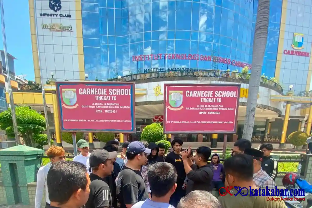 Massa Demo Yanglim Building Dihadang OKP, Desak Polisi Usut Dugaan Narkotika
