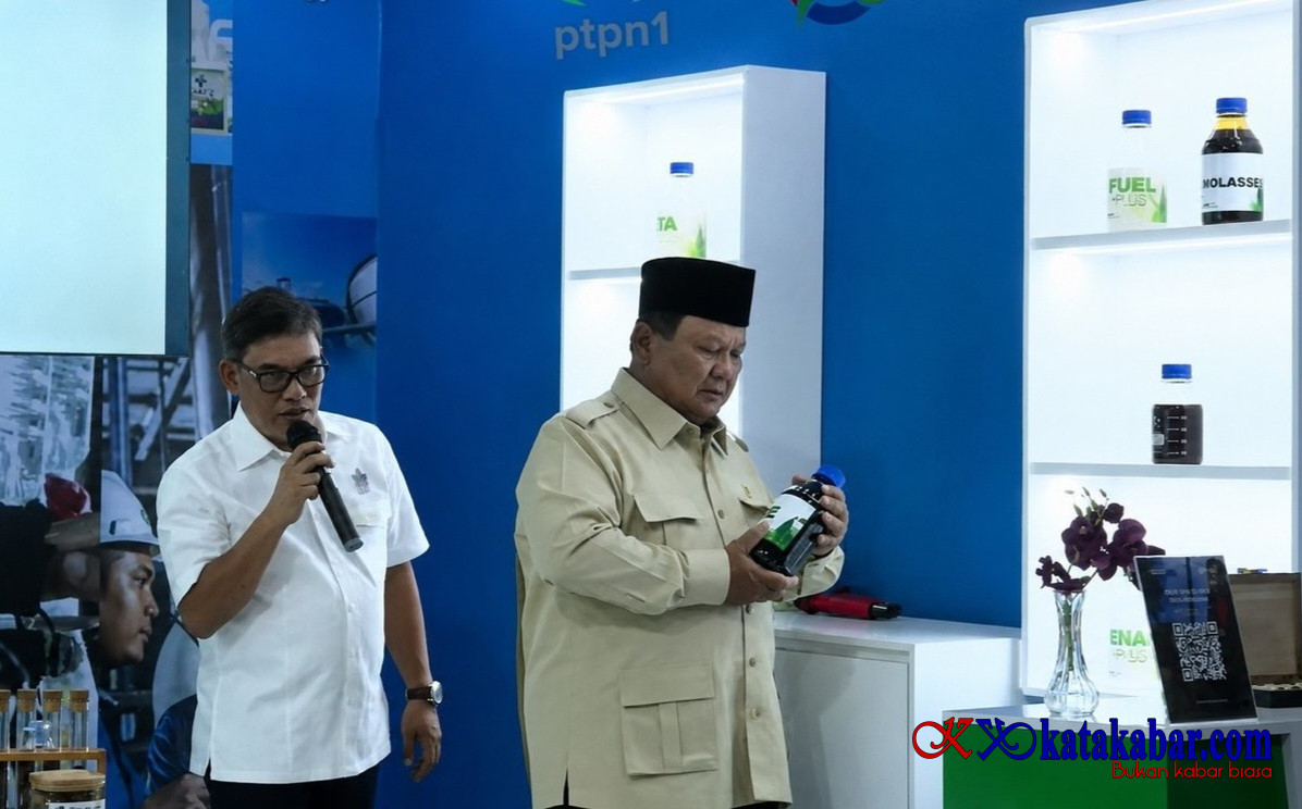 Perkuat Ketapang dan Energi Nasional, Presiden RI Tinjau Hilirisasi Bioetanol PTPN I