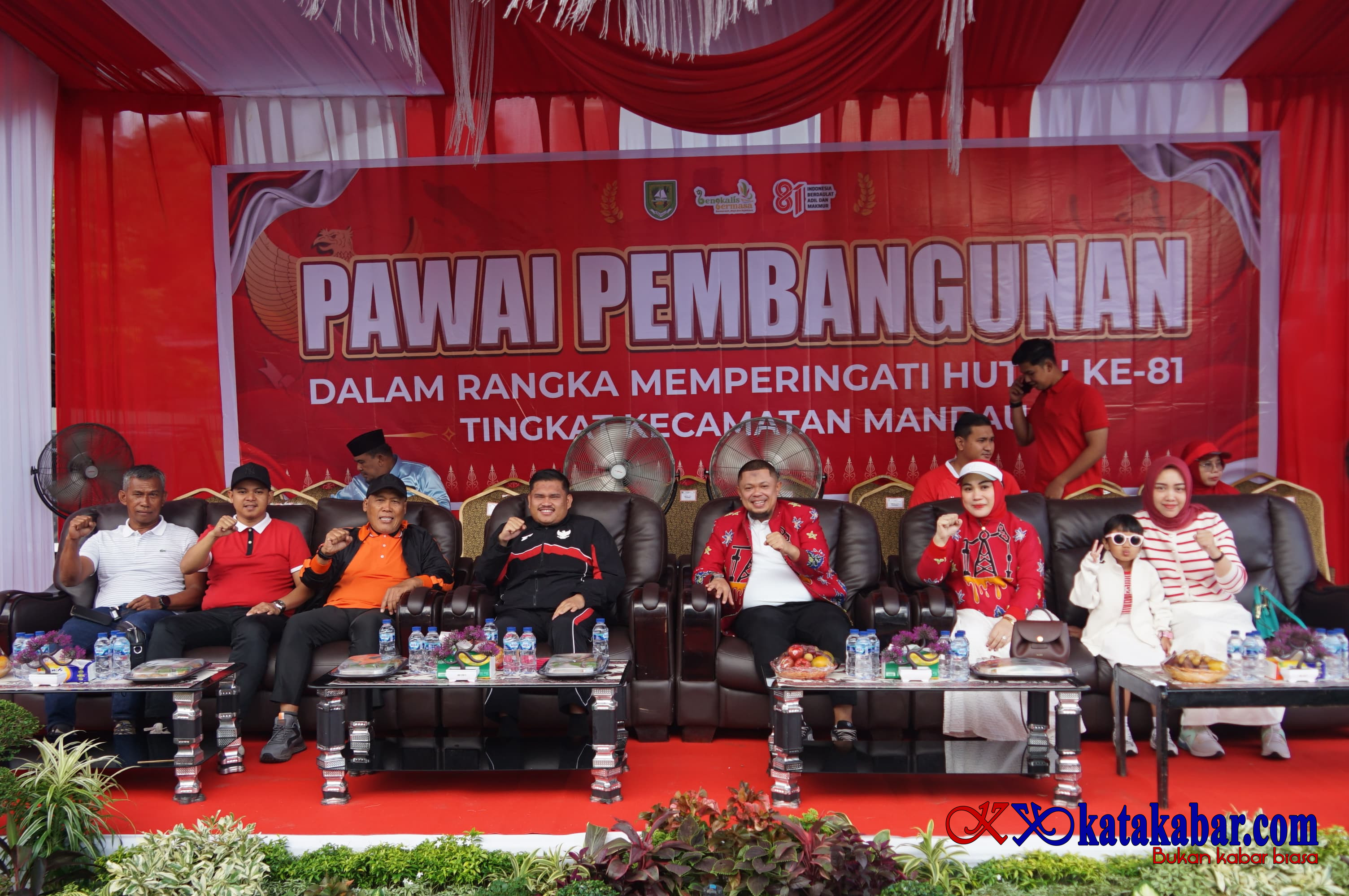 Sambut HUT RI ke 81 2026, Kecamatan Mandau Gelar Pawai Pembangunan