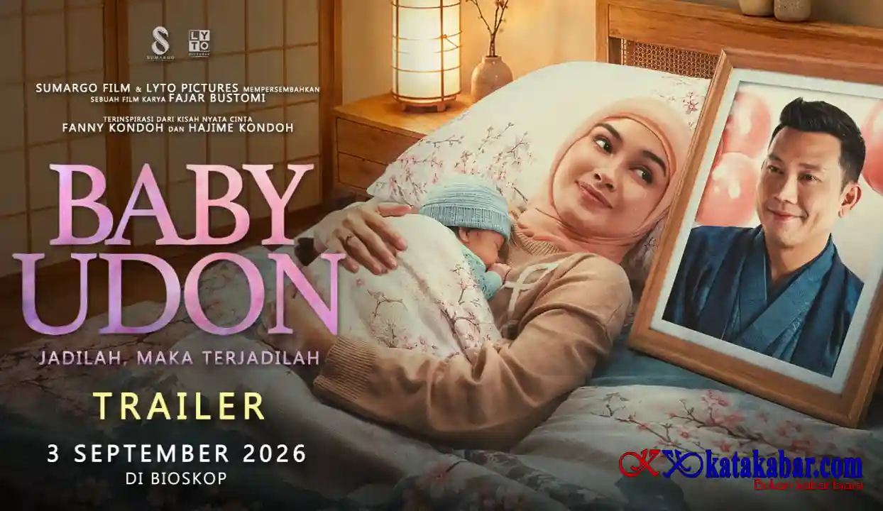 Film ‘Baby Udon’ Rilis Trailer dan Poster Resmi, Angkat Kisah Nyata Viral Perjuangan Cinta Fanny Kondoh dan Mendiang Suami