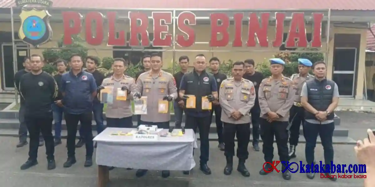 Tiga Pekan, Polres Binjai Sita 250,86 Gram Sabu dan Amankan 20 Tersangka