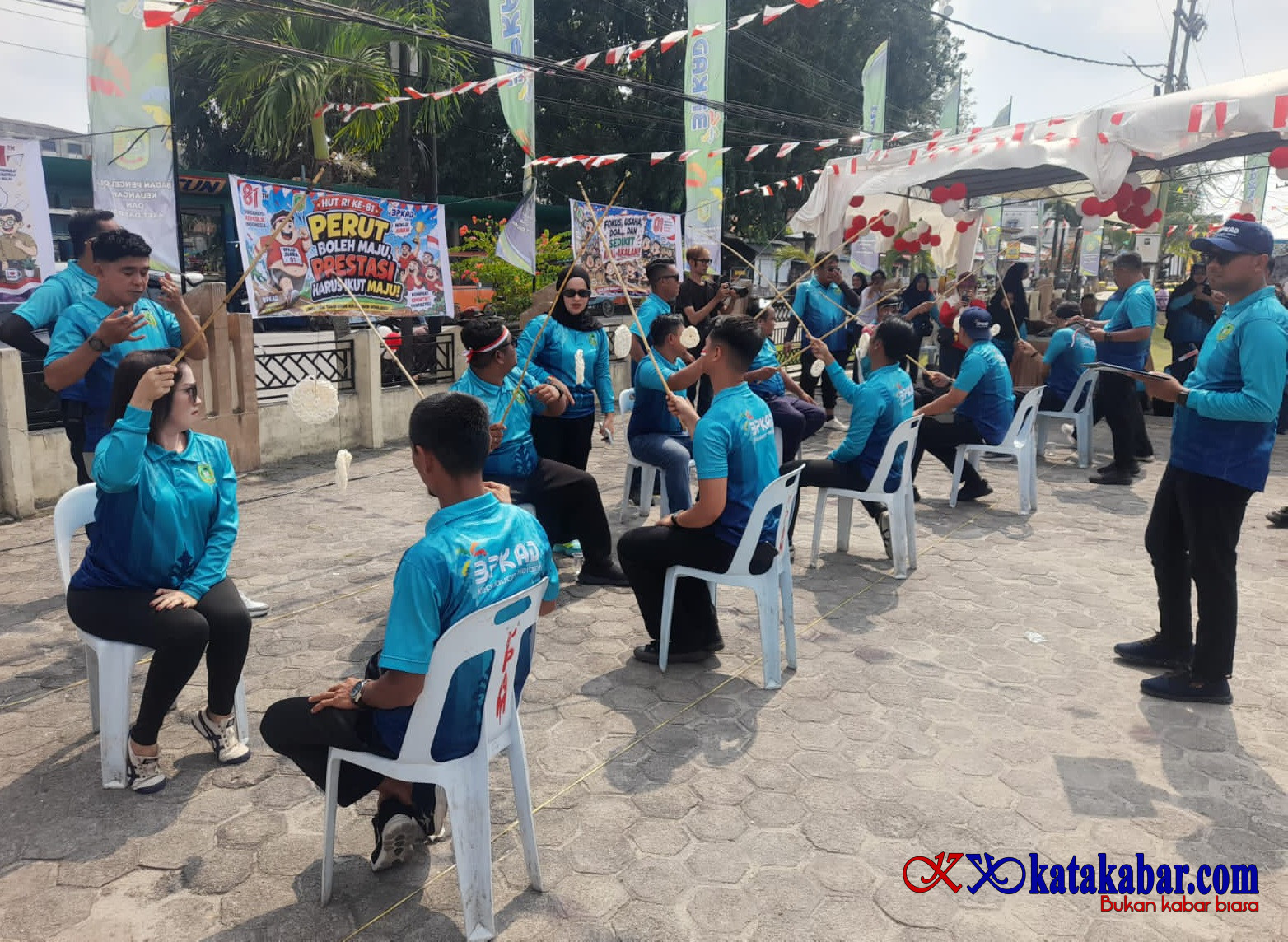 BPKAD Kepulaun Meranti Gelar 15 Perlombaan Meriahkan HUT RI ke 81 Perkuat Persatuan Pegawai