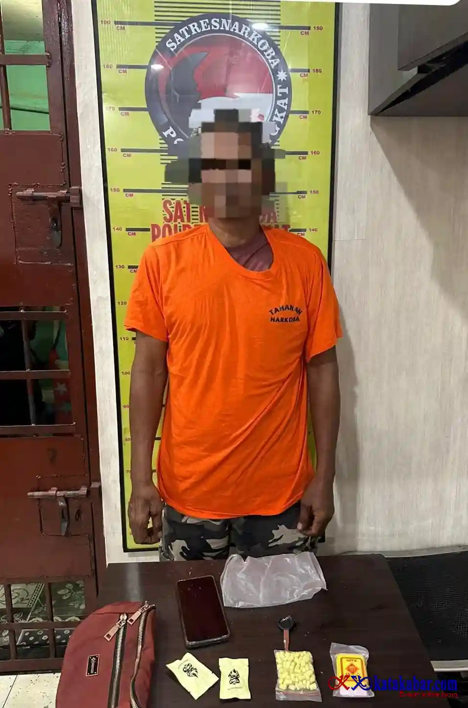 100 Butir Diduga Ekstasi dan Pod Getar Disita, Pria 49 Tahun Ditangkap Polres Langkat