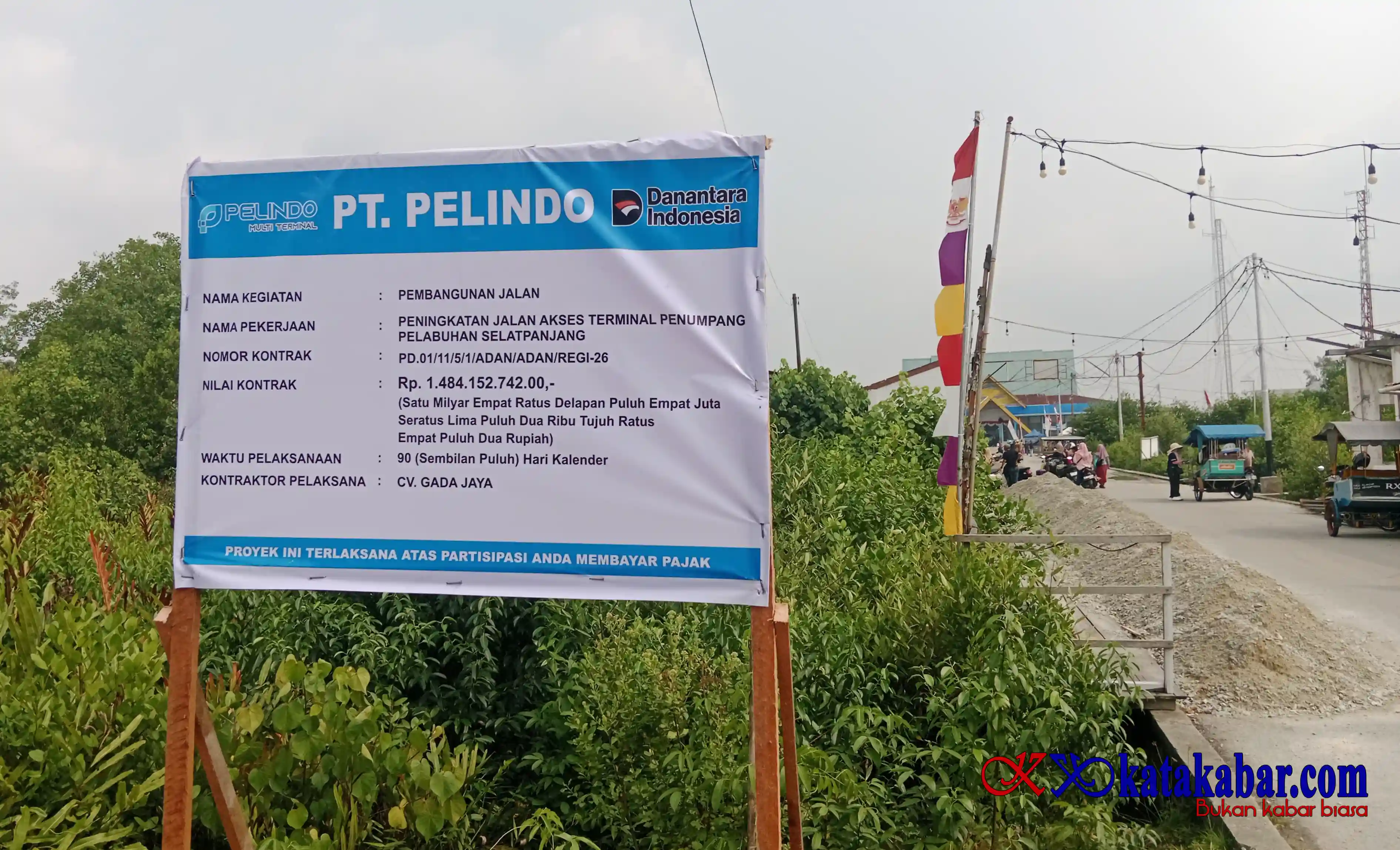 Pelindo Investasi Tingkatkan Akses Terminal Tanjung Harapan, Jalan 169,5 Meter Ditambah Elevasi