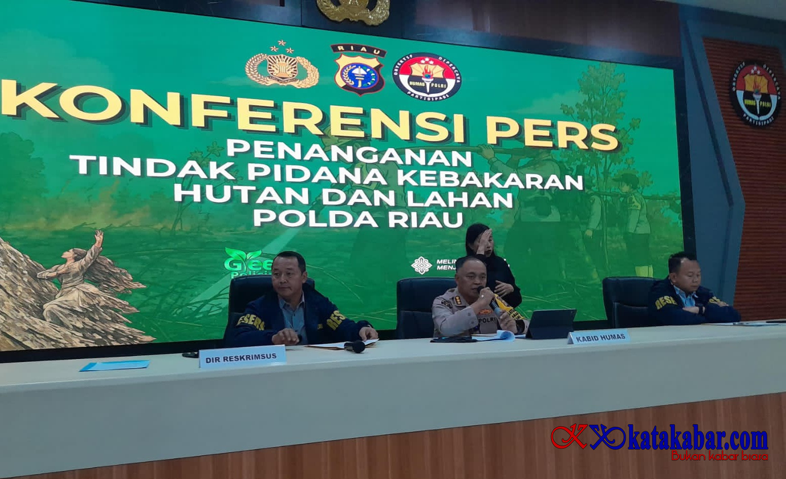 Ungkap 58 Perkara Karhutla Selama 2026, Polda Riau Tangkap 61 Pelaku