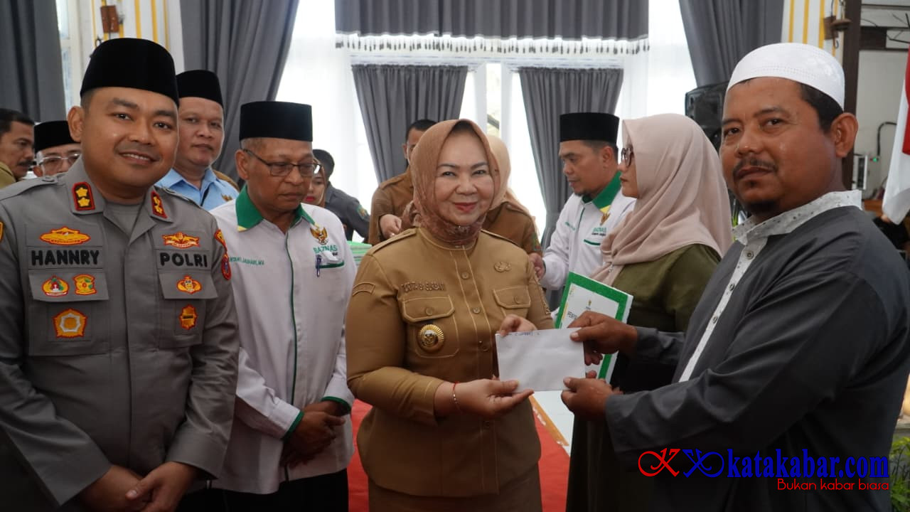 Zakat Jadi Kekuatan Sosial, Baznas Langkat Salurkan Rp490,48 Juta