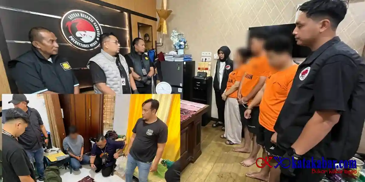 Sat Narkoba Polrestabes Medan Bongkar Jaringan Pod Getar Asal Malaysia di Medan