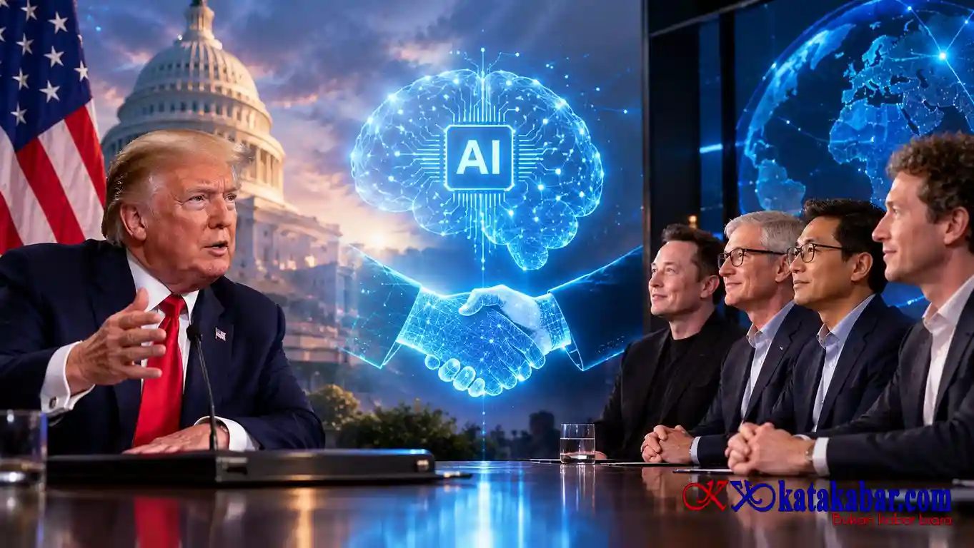 Aturan AI Baru, Bos Teknologi AS Setuju Self-Regulation Dorongan Donald Trump