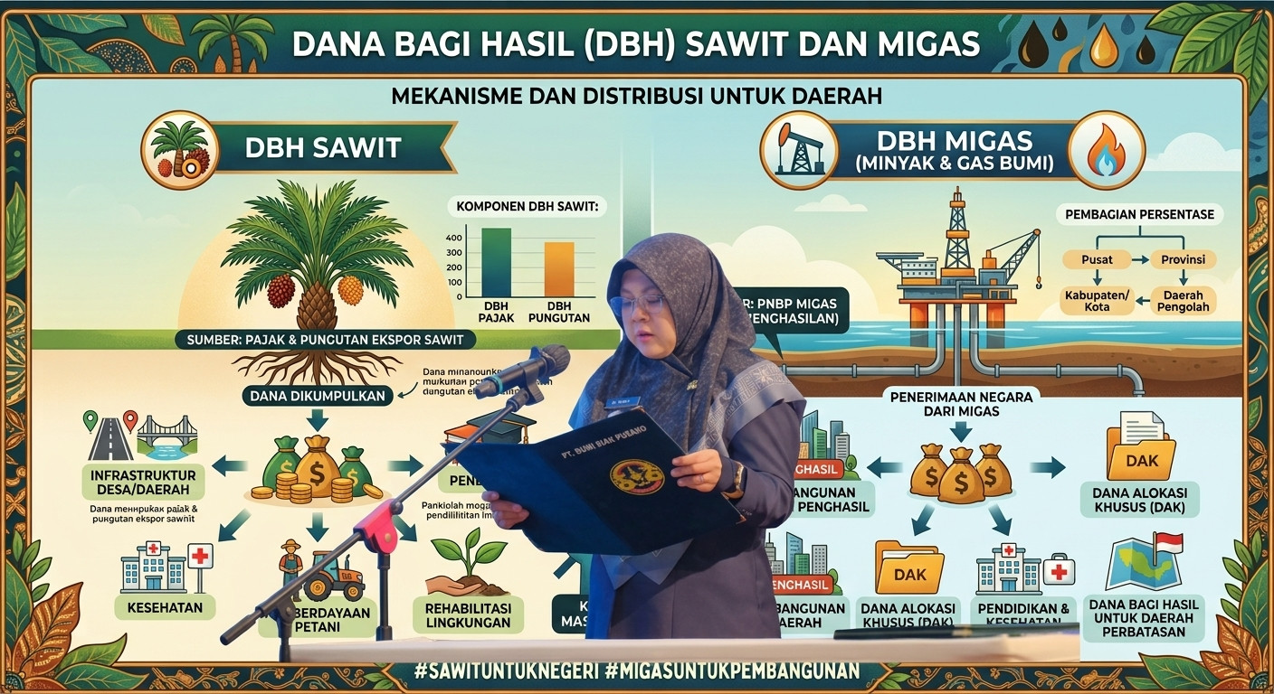 Pusat Cekik Siak: DBH Sawit Tak Adil, Migas Tersunat