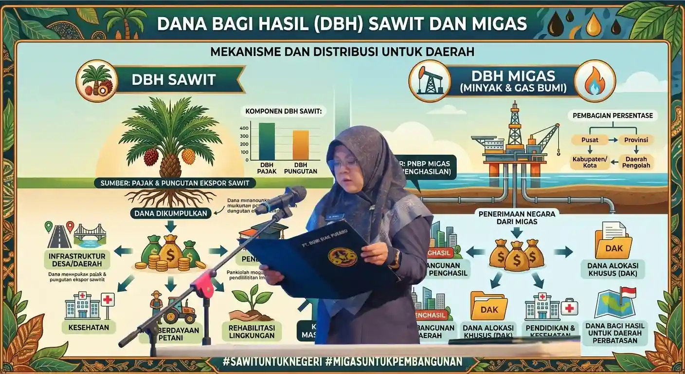 Pusat Cekik Siak: DBH Sawit Tak Adil, Migas Tersunat