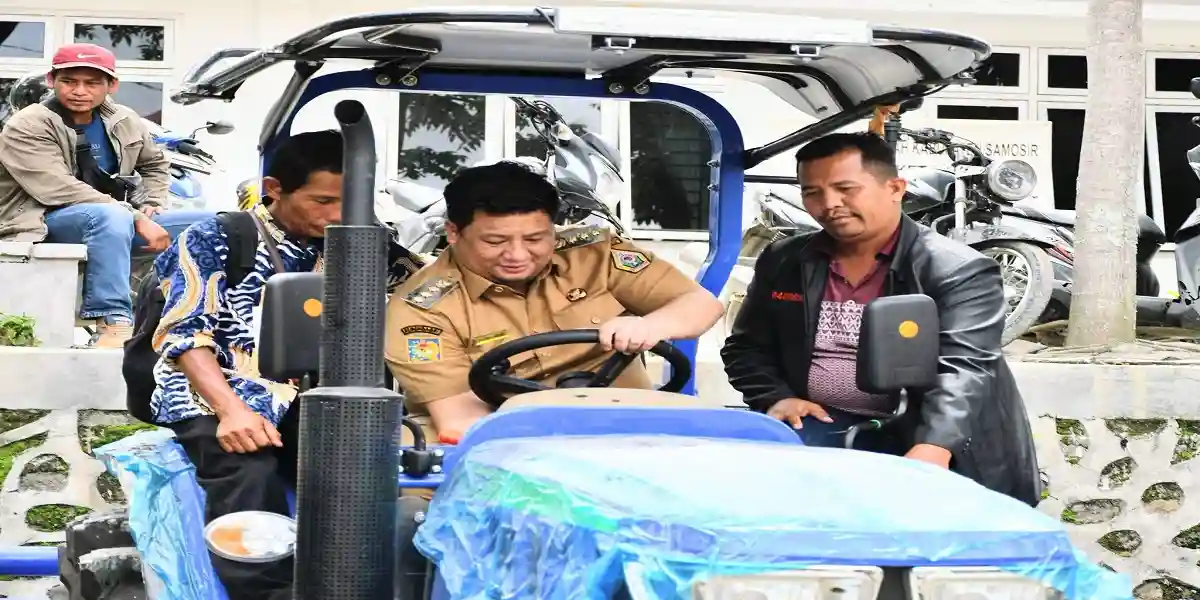 Samosir Terima 51 Paket Alsintan, Bawang Putih Jadi Fokus Utama Pengembangan