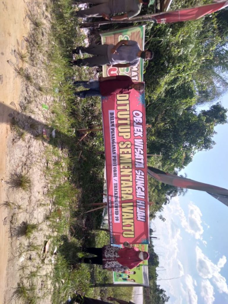 Kadispar Riau : Objek Wisata Sungai Hijau Bangkinang Ditutup