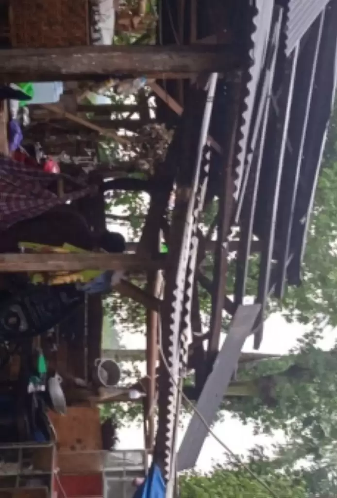 Angin Kencang Hajar Rumah Warga Pesawaran Rusak Berat dan Ringan