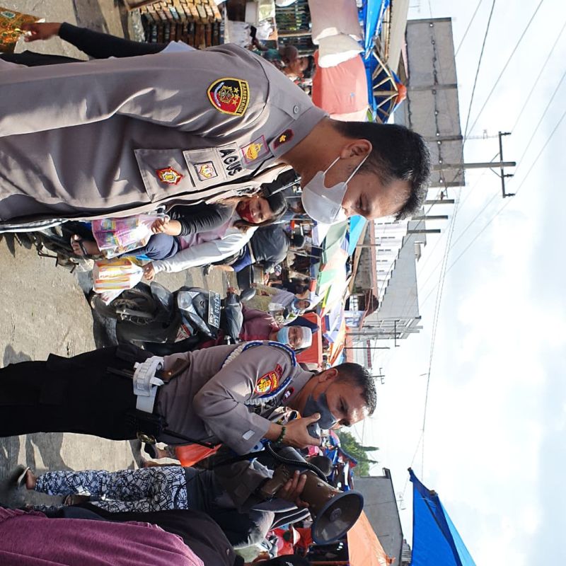 Kompol M Agustiawan ST SIK Blusukan ke Pajak Gambir