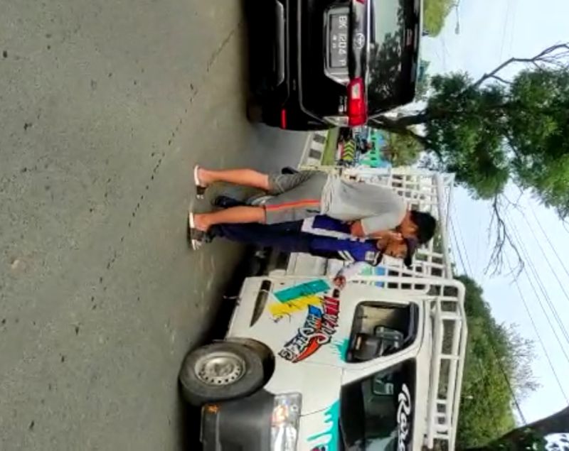 Terlibat Perkelahian Oknum Polisi dan Dishub Saat Puncak HUT Langkat ke 273